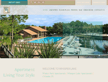 Tablet Screenshot of liveatwhisperlake.com